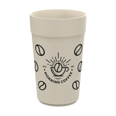 Picture of CIRCULCUP IML 400 ML in Beige Graphite Grey.