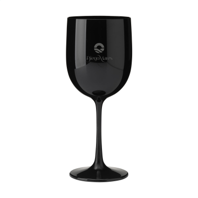 Picture of LUNAIRE REUSABLE WINE GLASS 480 ML in Black.