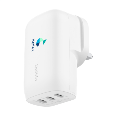 Picture of BELKIN BOOSTCHARGE 3-PORT WALL CHARGER UK in White