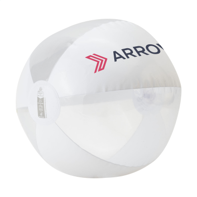 Picture of BEACHBALL Ø 24 CM in White & Transparent