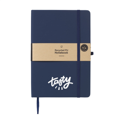 Picture of RECYCLED GRS PU PAPER NOTE BOOK A5 in Navy