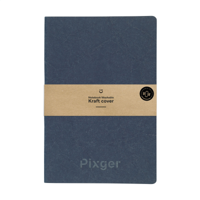 Picture of PAPER NOTE BOOK GRS WASHABLE KRAFT COVER A5 in Blue