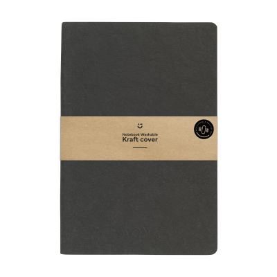 Picture of PAPER NOTE BOOK GRS WASHABLE KRAFT COVER A5 in Black