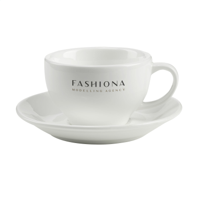 Picture of SIENNA 210 ML CUP AND SAUCER in White