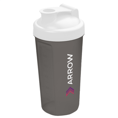 Picture of SHAKER PROTEIN DRINK CUP in White_&_Grey