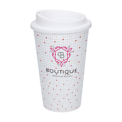 Picture of COFFEE MUG PREMIUM COFFEE TO-GO MUG in White