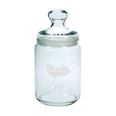 Picture of DOLCI CANDY JAR 1 L in Clear Transparent.