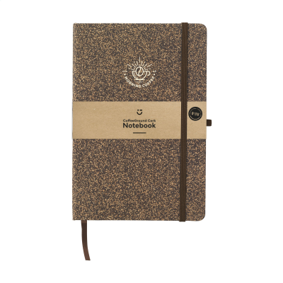 Picture of COFFEEGROUND CORK PAPER NOTE BOOK A5 in Brown.