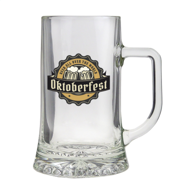 Picture of BEER TANKARD EXTRA LARGE 540 ML in Transparent.