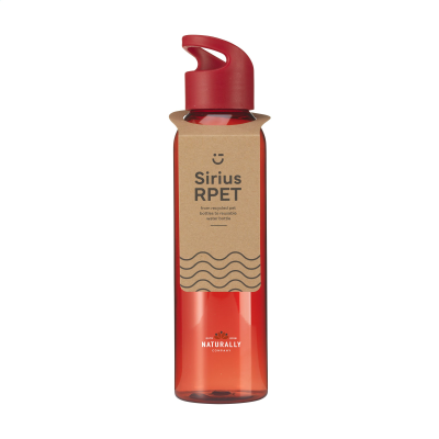 Picture of SIRIUS GRS RPET 650 ML DRINK BOTTLE in Red_&_Red