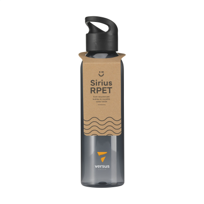 Picture of SIRIUS GRS RPET 650 ML DRINK BOTTLE in Black & Black