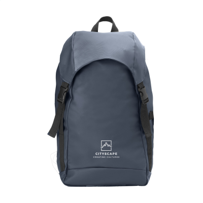 Picture of PROACTIVE GRS RECYCLED BACKPACK RUCKSACK in Navy.