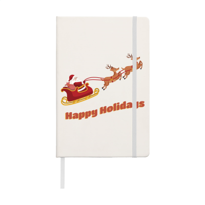 Picture of POCKET NOTE BOOK A5 X-MAS in White.