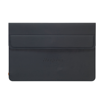 Picture of BONDED LEATHER LAPTOP SLEEVE 13 INCH in Dark Blue.