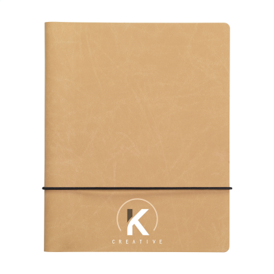 Picture of BONDED LEATHER NOTE BOOK A5 in Taupe