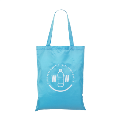 Picture of RPET FOLDING BAG in Ocean Blue