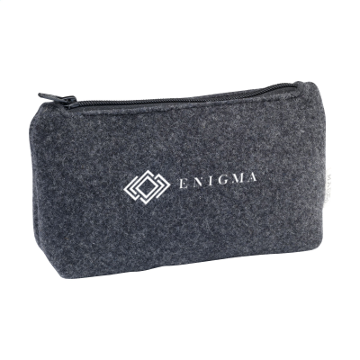 Picture of RECYCLED FELT PENCIL CASE in Black