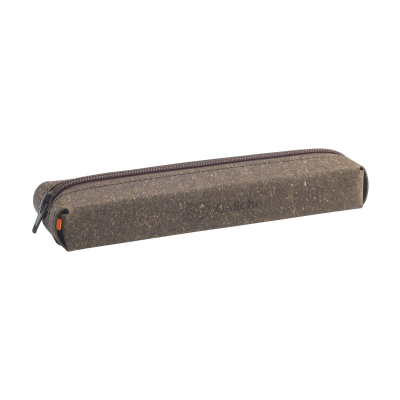 Picture of BONDED LEATHER PENCIL CASE in Brown