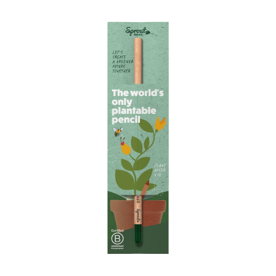 Picture of SINGLE HEADER CARD FOR SPROUTWORLD PENCIL in Green.