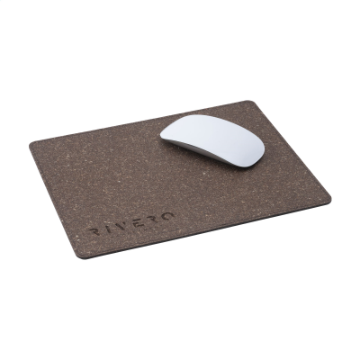 Picture of BONDED LEATHER MOUSEMAT in Brown.