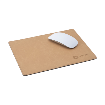 Picture of BONDED LEATHER MOUSEMAT in Taupé