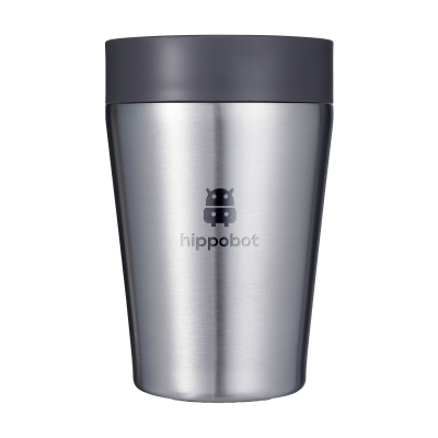 Picture of CIRCULAR&CO RECYCLED STAINLESS STEEL METAL COFFEE CUP 227 ML in Black