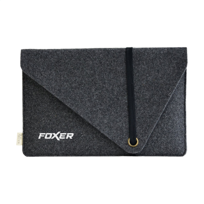 Picture of RECYCLED FELT LAPTOP SLEEVE 14 INCH in Black.