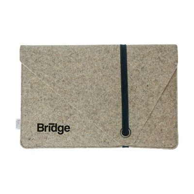 Picture of RECYCLED FELT LAPTOP SLEEVE 15 & 16 INCH in Taupé.