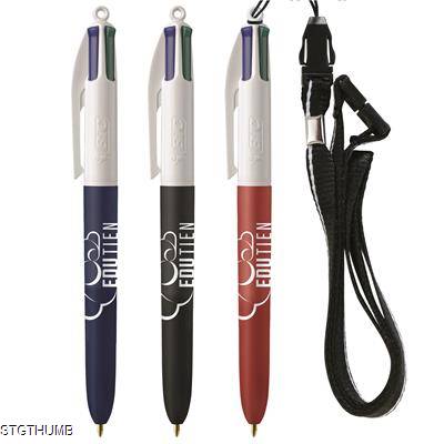 Picture of BIC® 4 COLOURS SOFT with Lanyard Screen Print