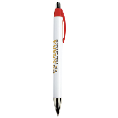 Picture of BIC® WIDE BODY™ SILVER CHROME BALL PEN.