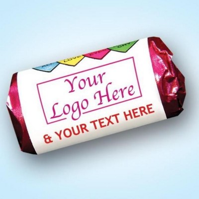 Reflex Marketing Promotions Ltd Love Hearts Sweets Roll With Personalised Wrapper