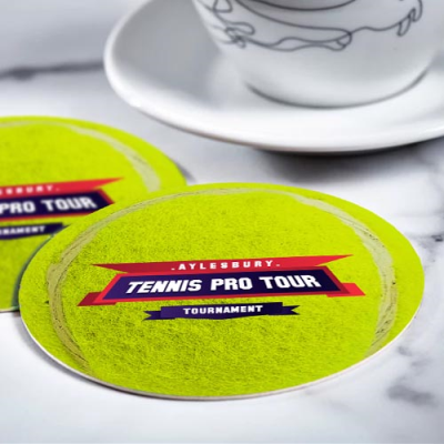 ROUND PREMIUM BEER MAT.