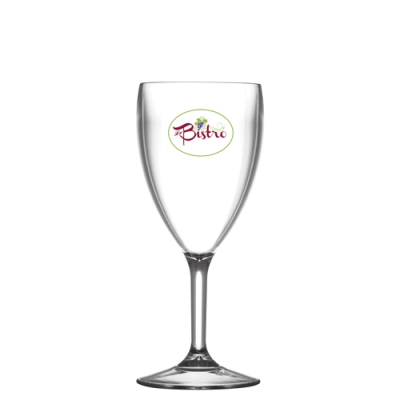 Picture of REUSABLE PLASTIC WINE GLASS (175ML & 9OZ)