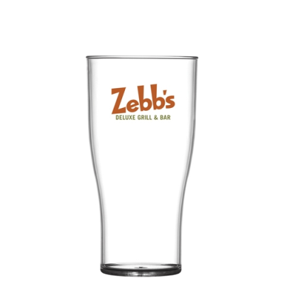 Picture of REUSABLE PLASTIC TULIP BEER GLASS (568ML & 20OZ & PINT)