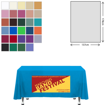 Picture of PREMIUM FABRIC TABLE CLOTH - 138X178CM (4FT TABLE - SHORT DROP)