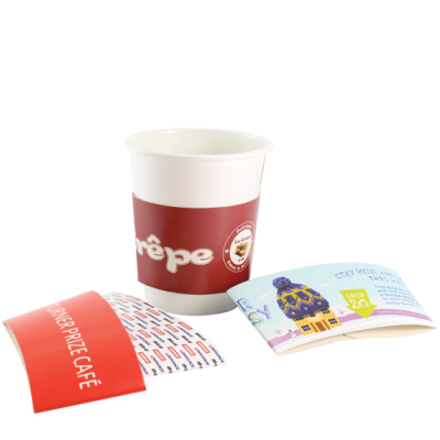 Picture of CUP SLEEVE - FLAT PACKED CARD - SMALL 8-10OZ.