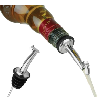 Picture of FLIP LID STAINLESS STEEL METAL POURER.