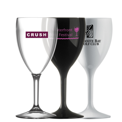 Picture of REUSABLE PLASTIC WINE GLASS (312ML & 11OZ)