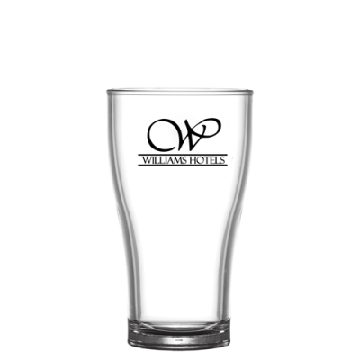 Picture of REUSABLE CONICAL BEER GLASS (284ML & 10OZ & HALF PINT).