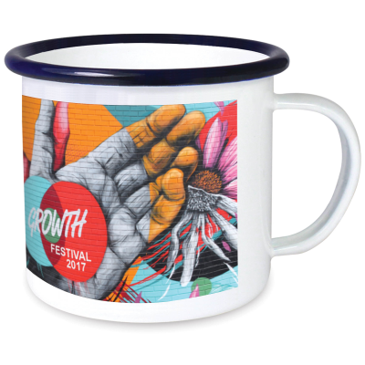 Picture of PREMIUM FULL COLOUR ENAMEL MUG SET (285ML & 10OZ).