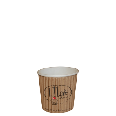 Picture of RIPPLED PAPER CUP - FULL COLOUR (4OZ & 115ML)