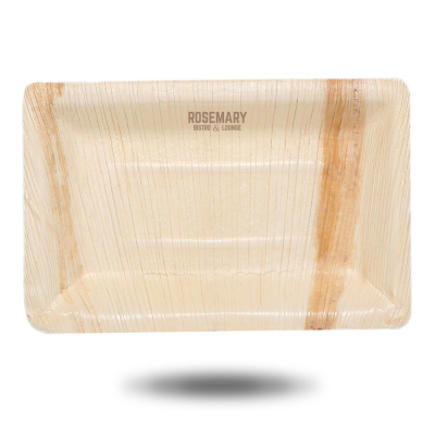 Picture of RECTANGULAR PALM LEAF TRAY (25X35CM).