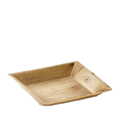 Picture of SQUARE DEEP PALM LEAF TRAY (17