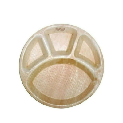 Picture of COMPARTMENT PALM LEAF PLATE (30CM)