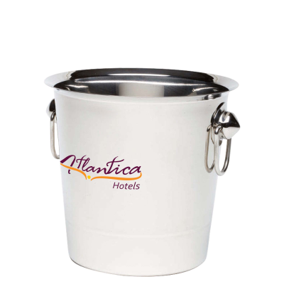 Picture of STAINLESS STEEL METAL WINE BUCKET with Ring Handle (4 Litre).