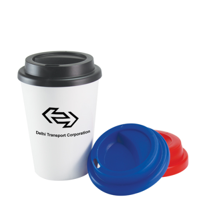 Picture of PLASTIC DOUBLE WALL TAKE OUT COFFEE CUP (340ML & 12OZ) **.