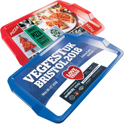 Picture of FULL COLOUR RECTANGULAR PLASTIC TRAY (46X33CM).