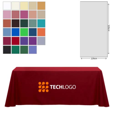 Picture of PREMIUM FABRIC TABLE CLOTH - 229X320CM (6FT TABLE - FULL DROP)