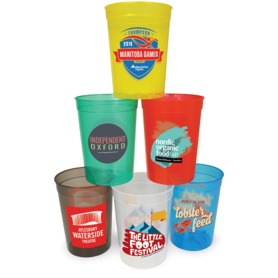 Picture of PLASTIC TRANSLUCENT STADIUM CUP (340ML & 12OZ & HALF PINT).