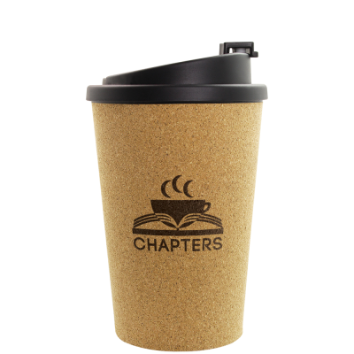 Picture of CORK DOUBLE WALL TRAVEL MUG (350ML).